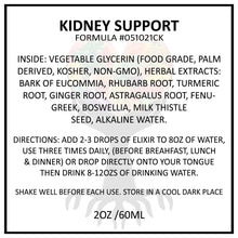 Load image into Gallery viewer, KIDNEY SUPPORT (TONIC ELIXIR #051021CK) 2OZ/60ML
